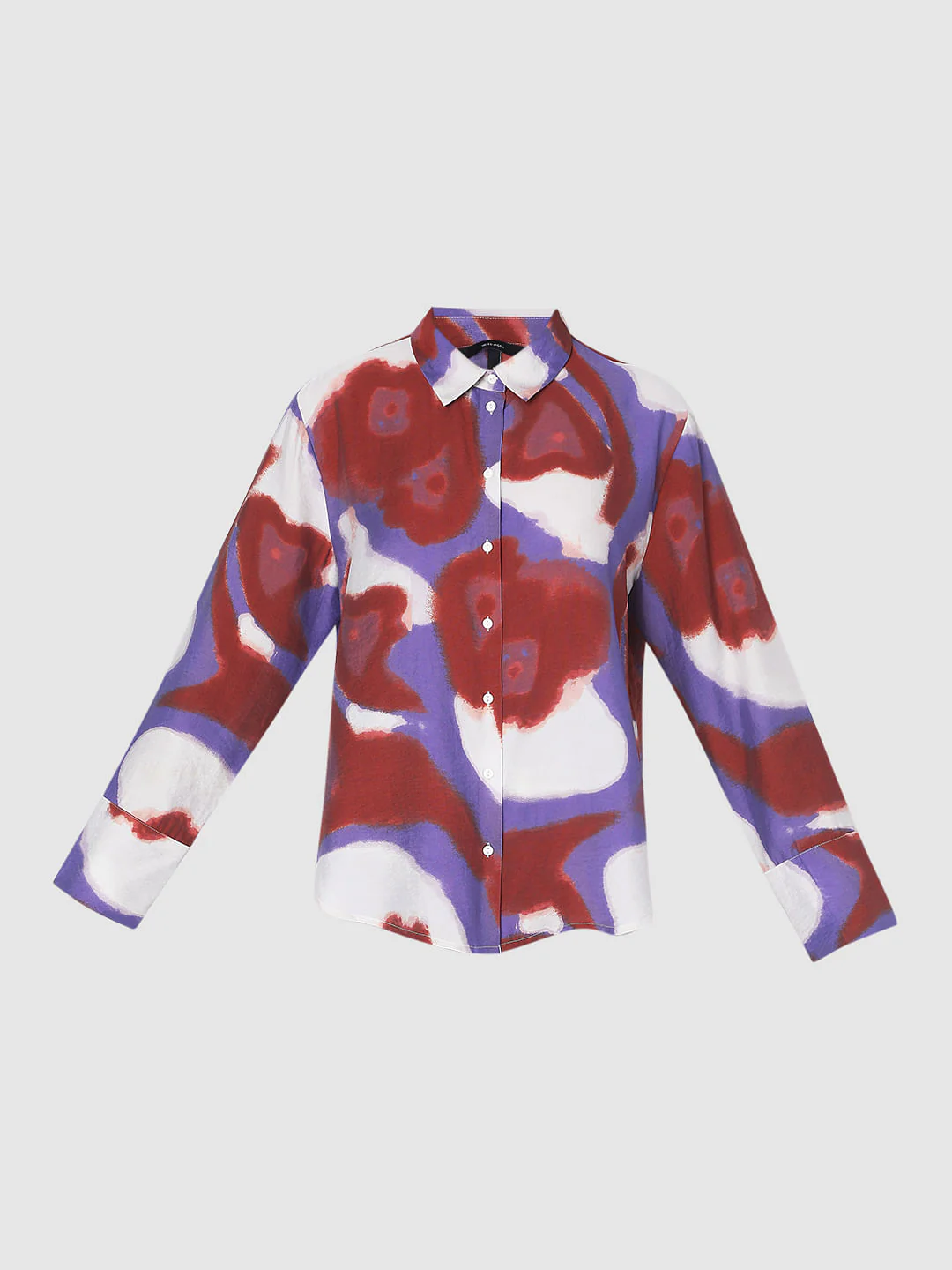 Multi-Coloured Abstract Print Co-Ord Set Shirt - Image 7