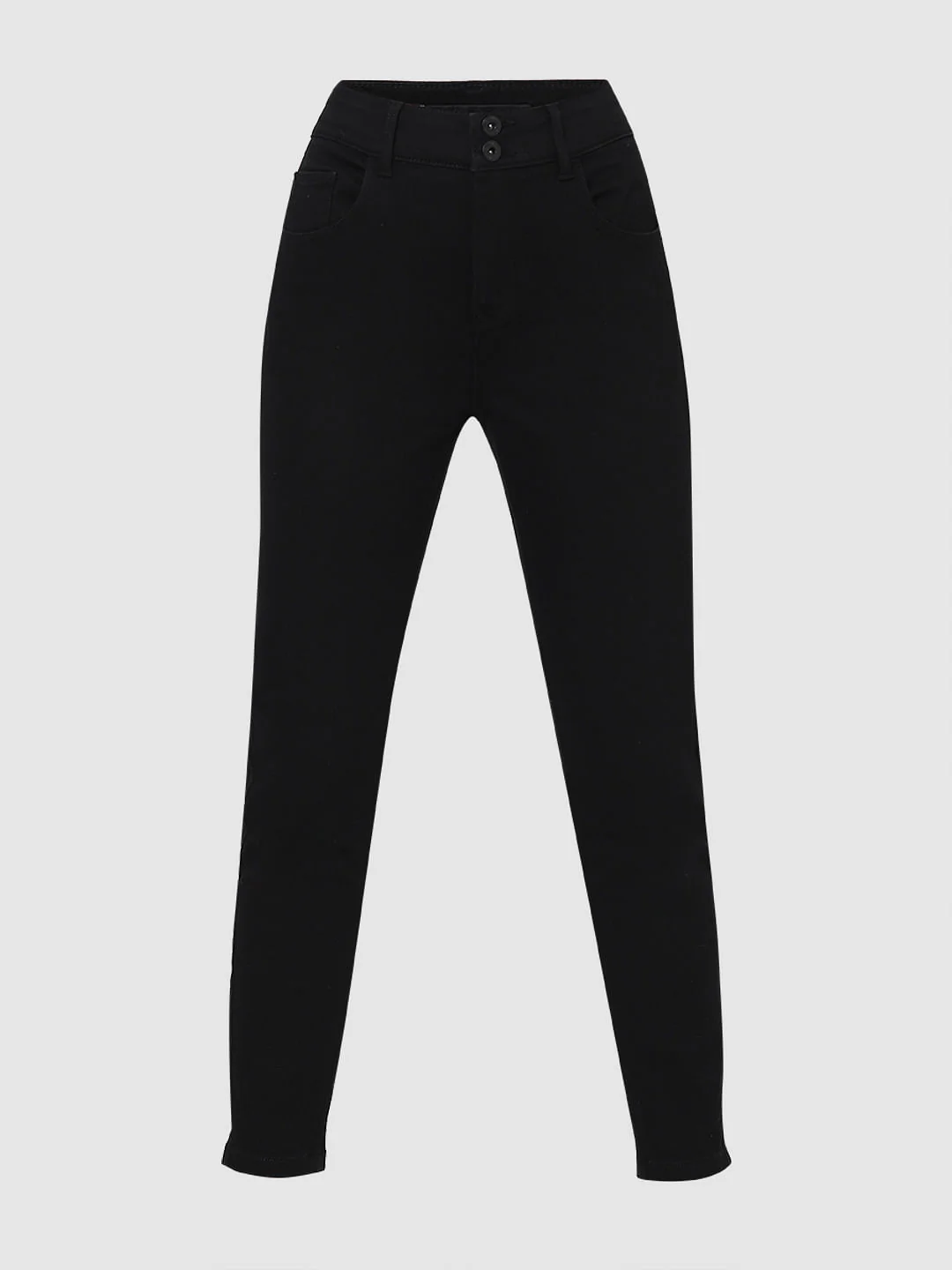 Black High Rise Wendy Skinny Jeans - Image 7
