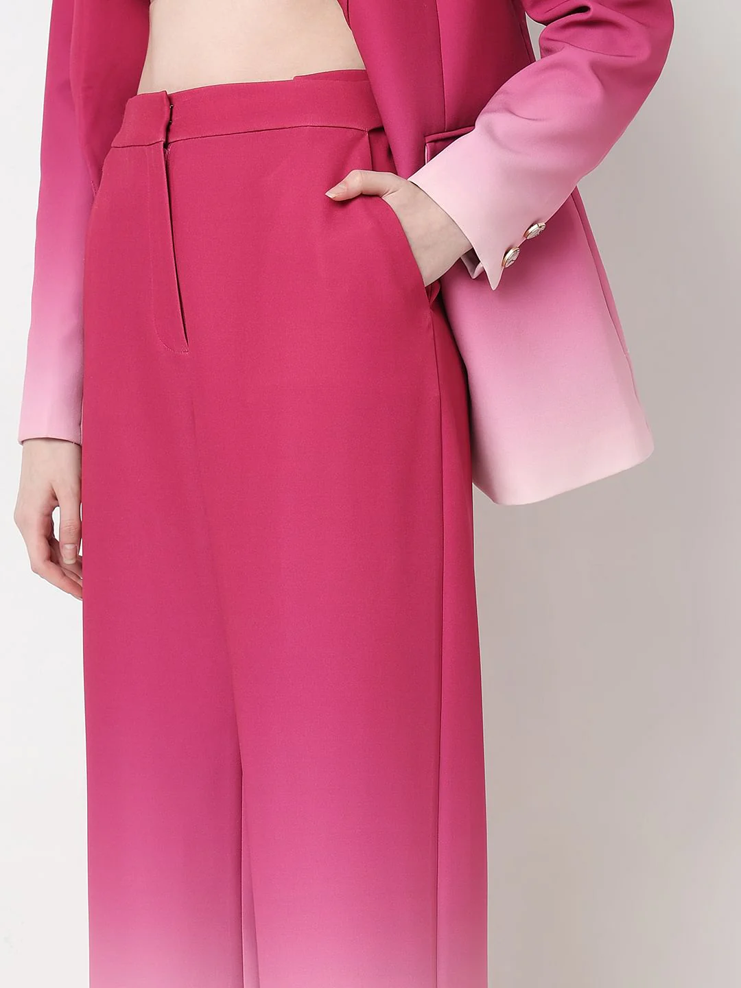 Marquee Hot Pink Ombre Co-Ord Set Pants - Image 6