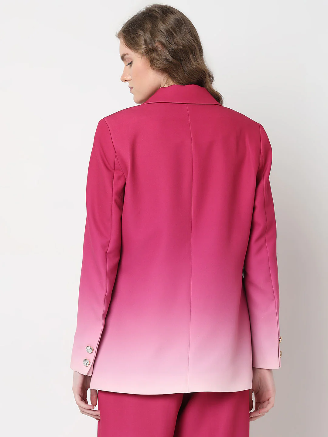 Marquee Hot Pink Ombre Co-Ord Set Blazer - Image 4