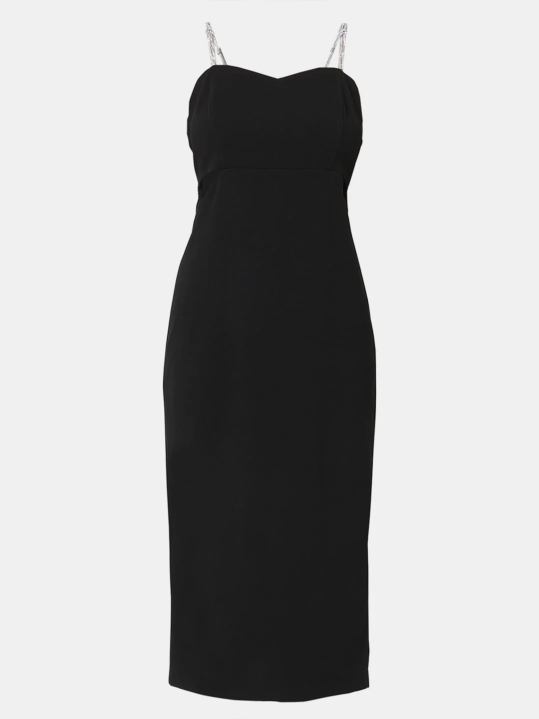 Marquee Black Cut-Out Midi Dress - Image 6