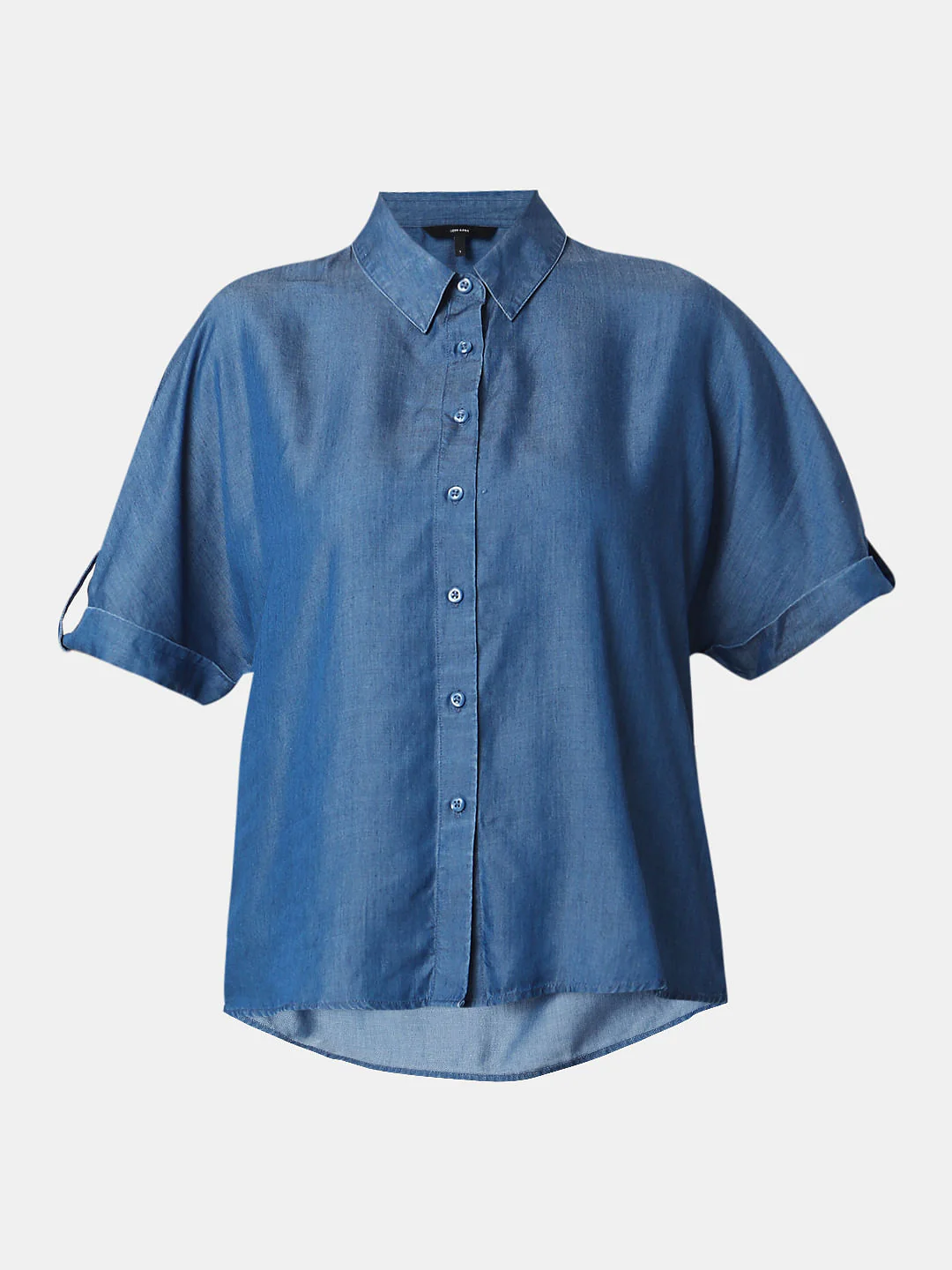 Blue Tencel Co-Ord Set Shirt - Image 7