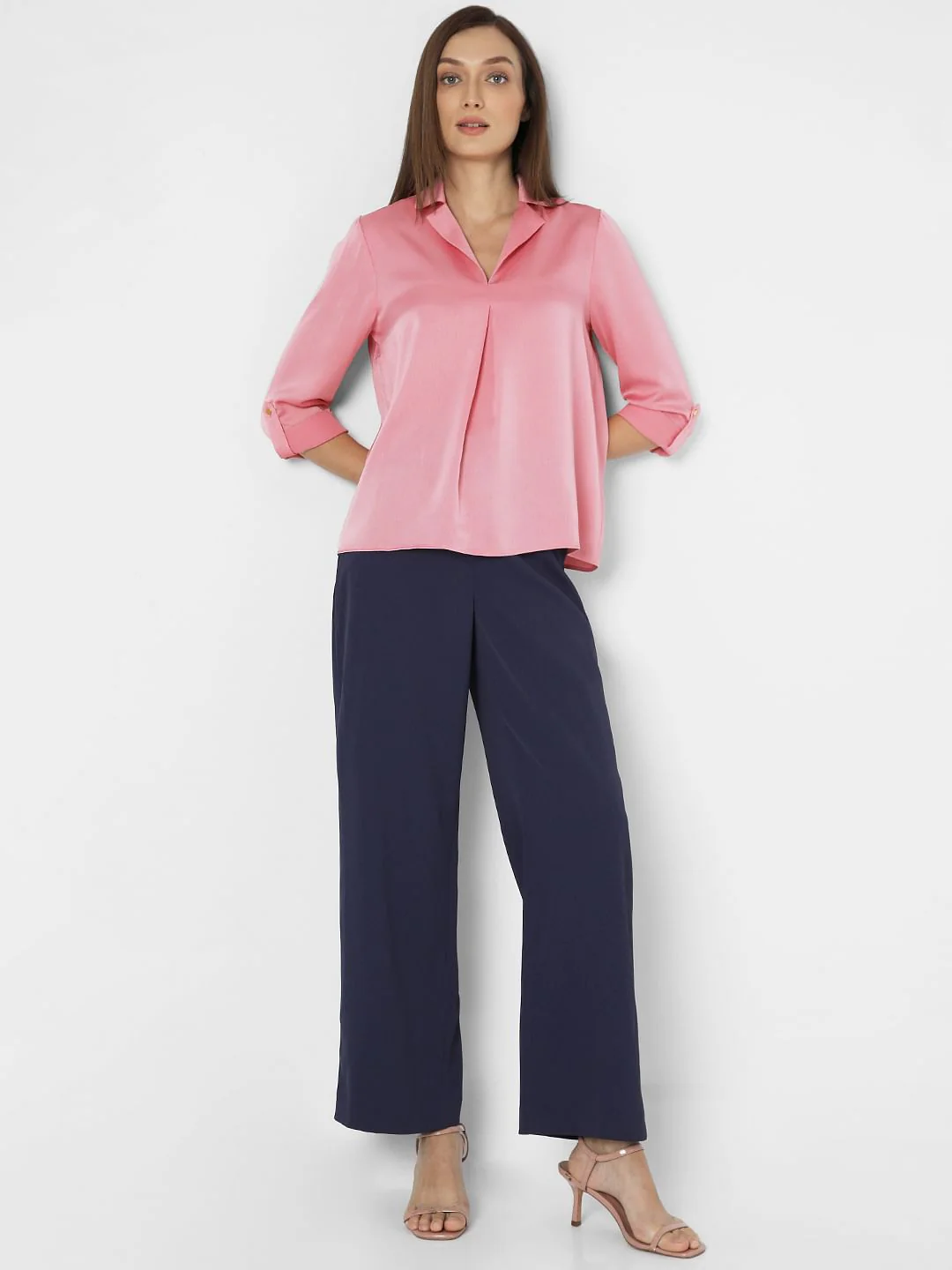 Pink Satin Shirt - Image 5