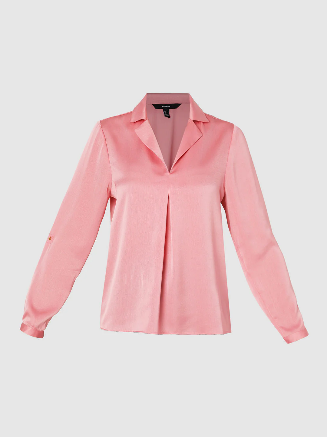 Pink Satin Shirt - Image 7