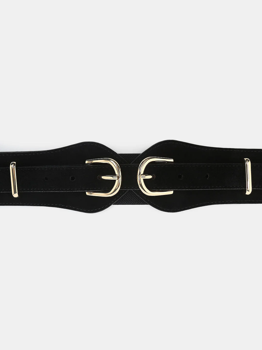 Black Suede Waist Belt - Image 4