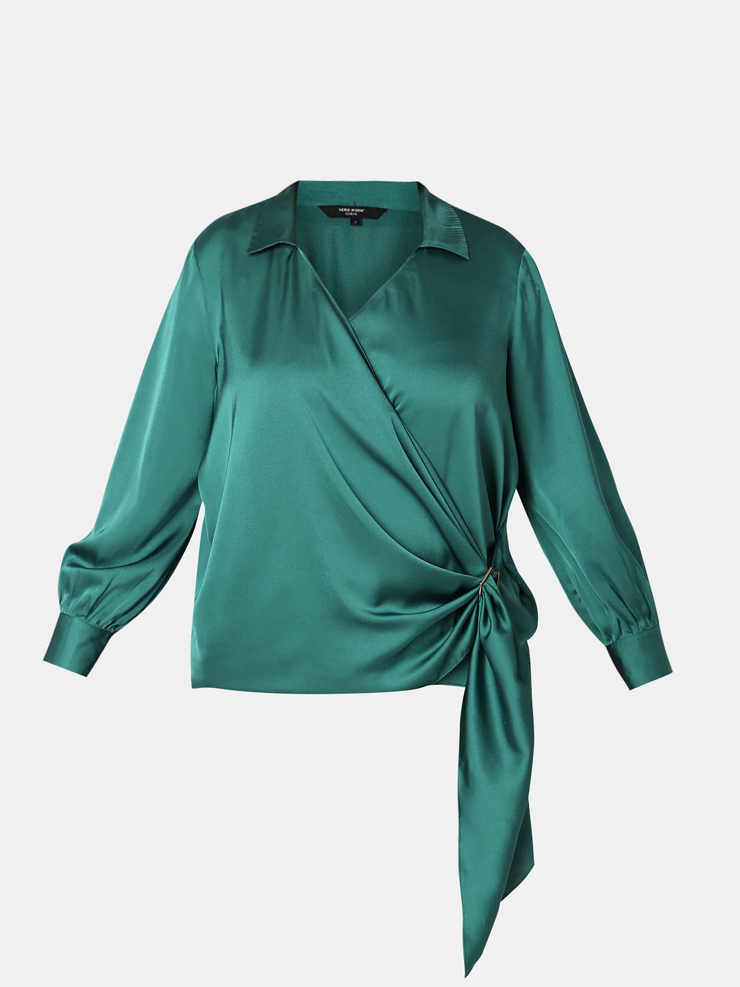 Curve Green Overlap Shirt - Image 7