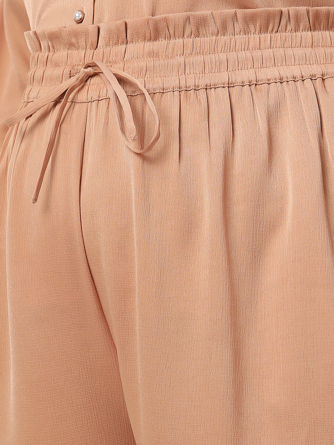 Curve Brown Wide Leg Co-Ord Pants - Image 8