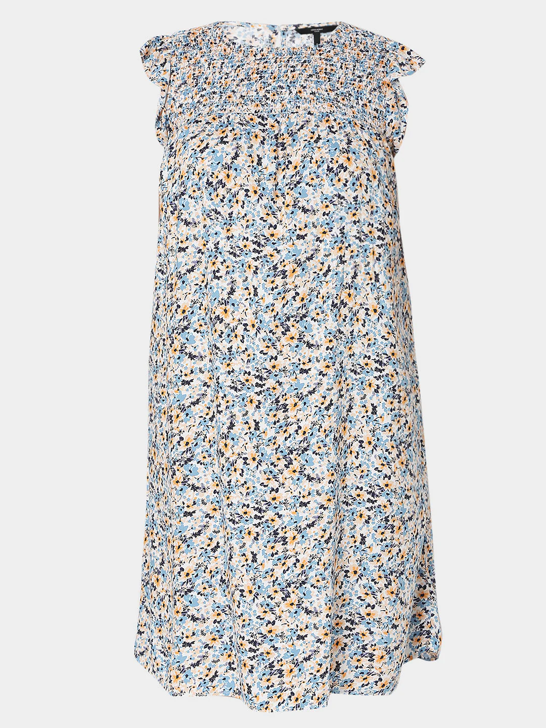 Curve Blue Floral Shift Dress - Image 6