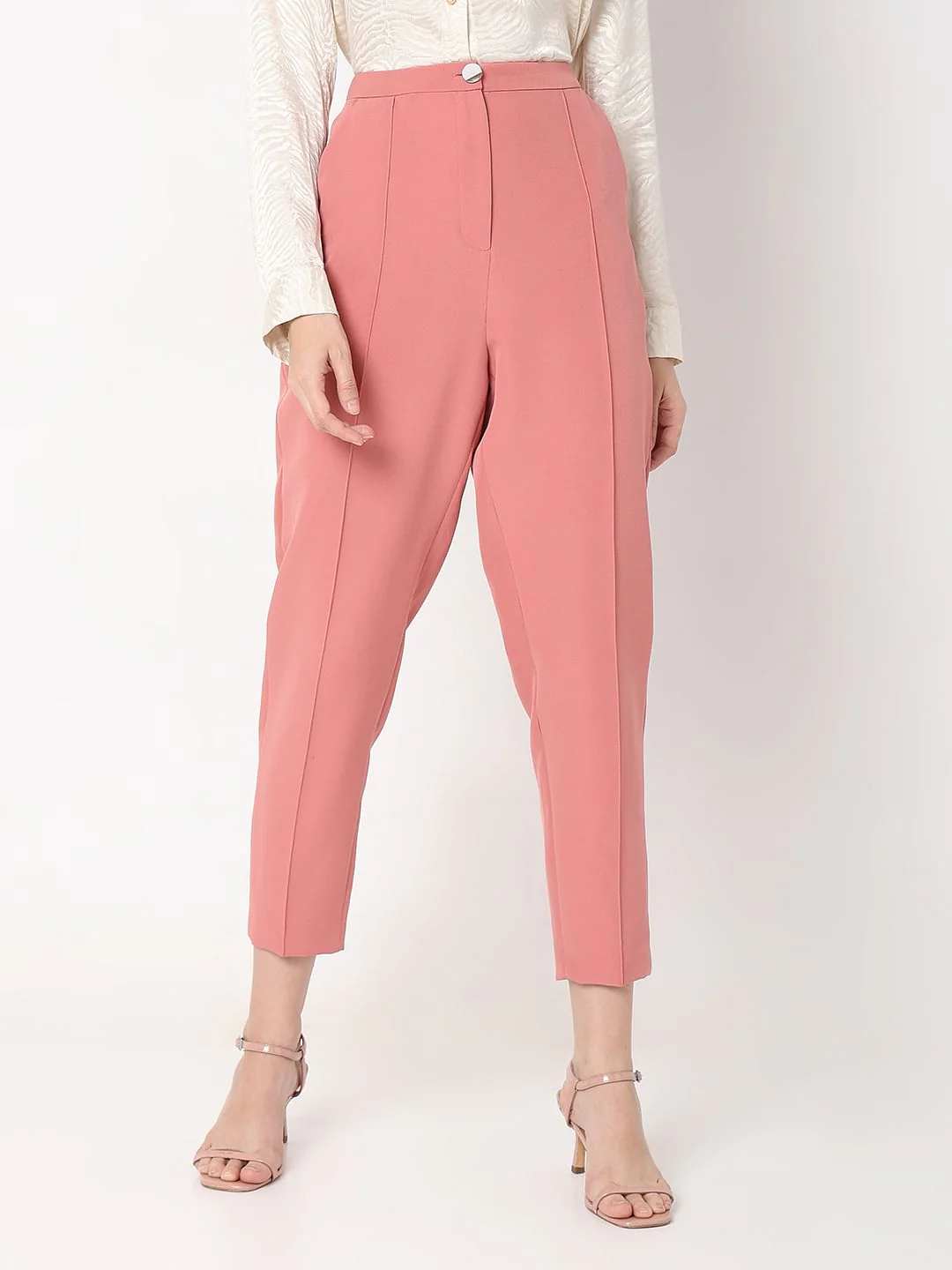 Coral High Rise Straight Fit Pants - Image 2