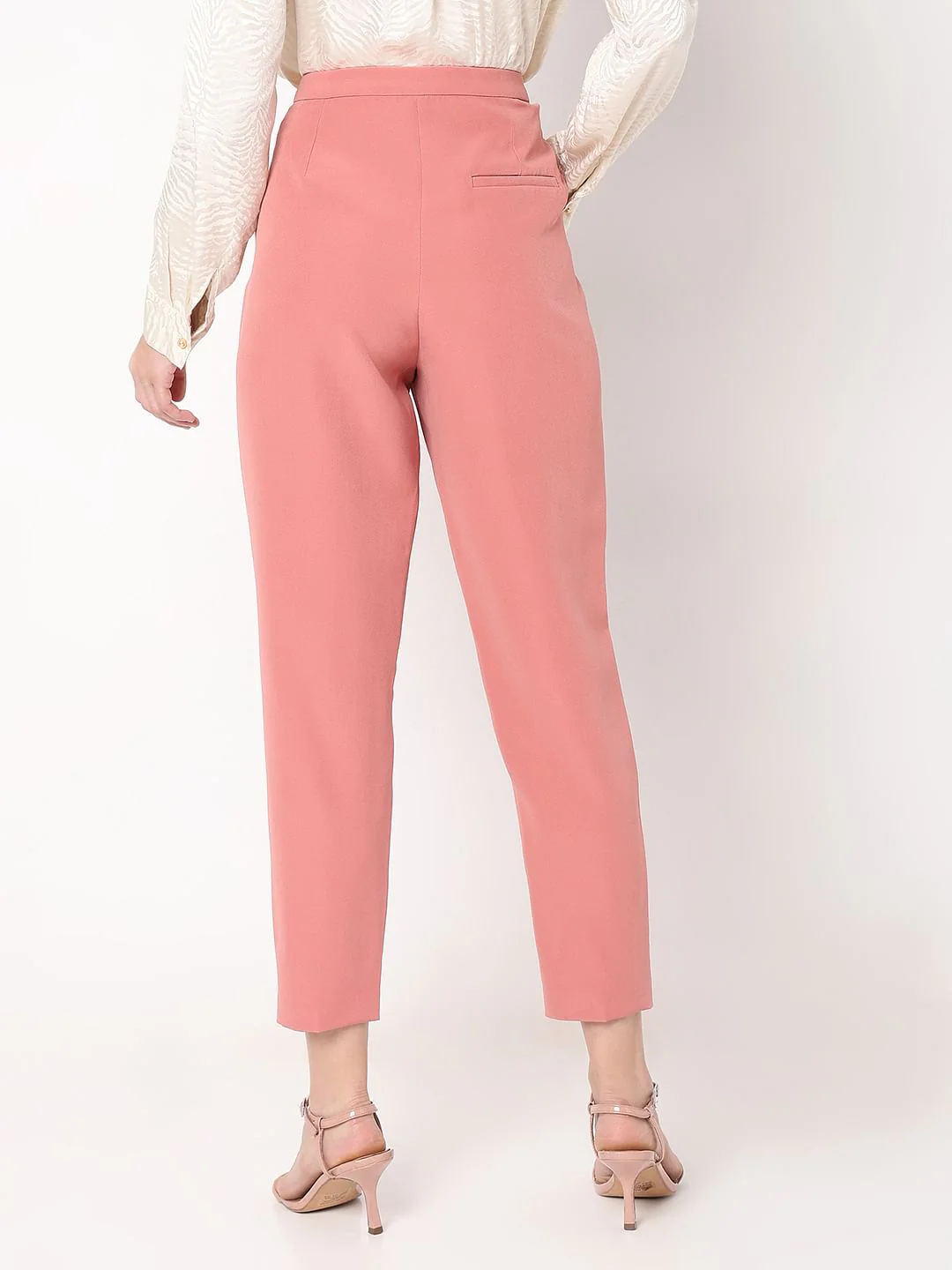 Coral High Rise Straight Fit Pants - Image 4