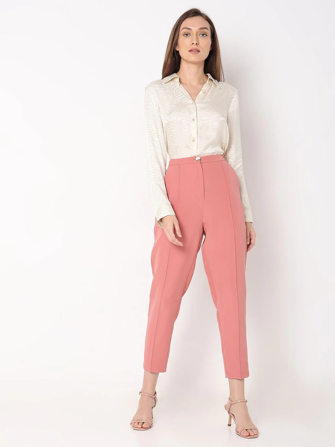 Coral High Rise Straight Fit Pants - Image 5