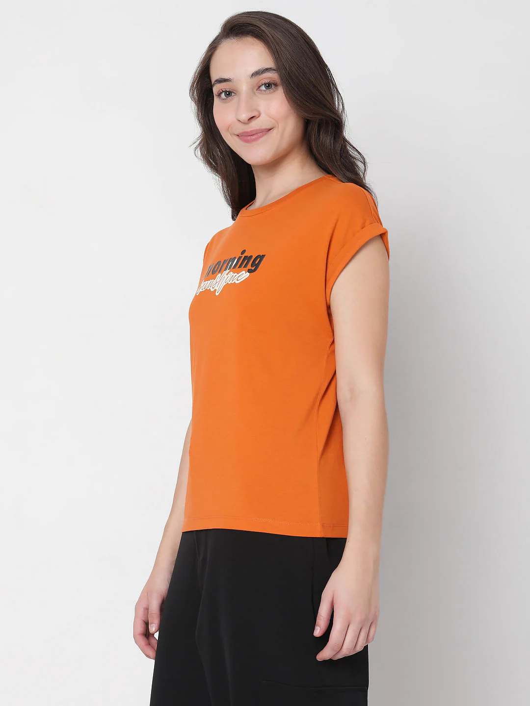 Orange Graphic T-Shirt - Image 3
