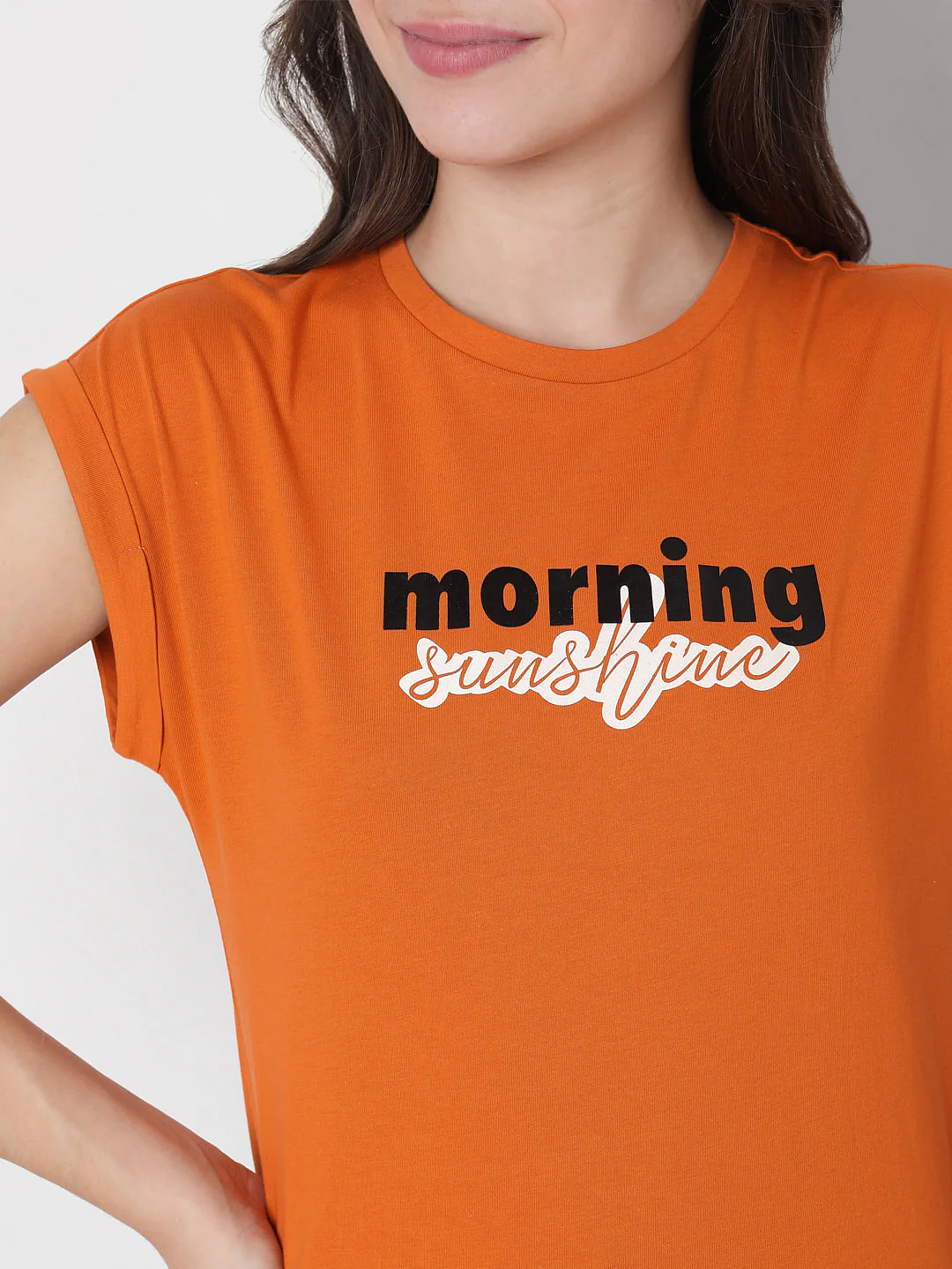Orange Graphic T-Shirt - Image 6