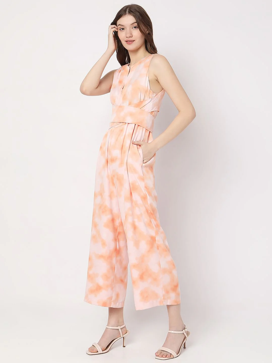 Peach Ombre Jumpsuit - Image 3