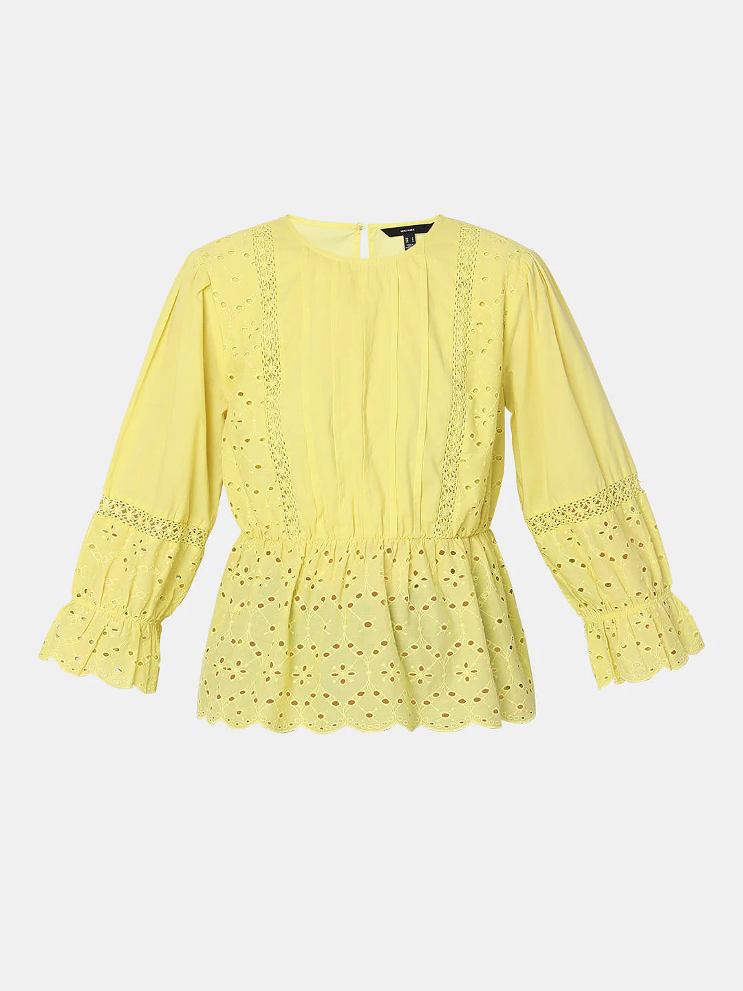 Yellow Schiffli Top - Image 7