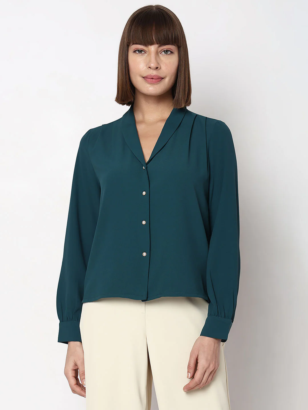 Green Full Sleeves Top - Image 2