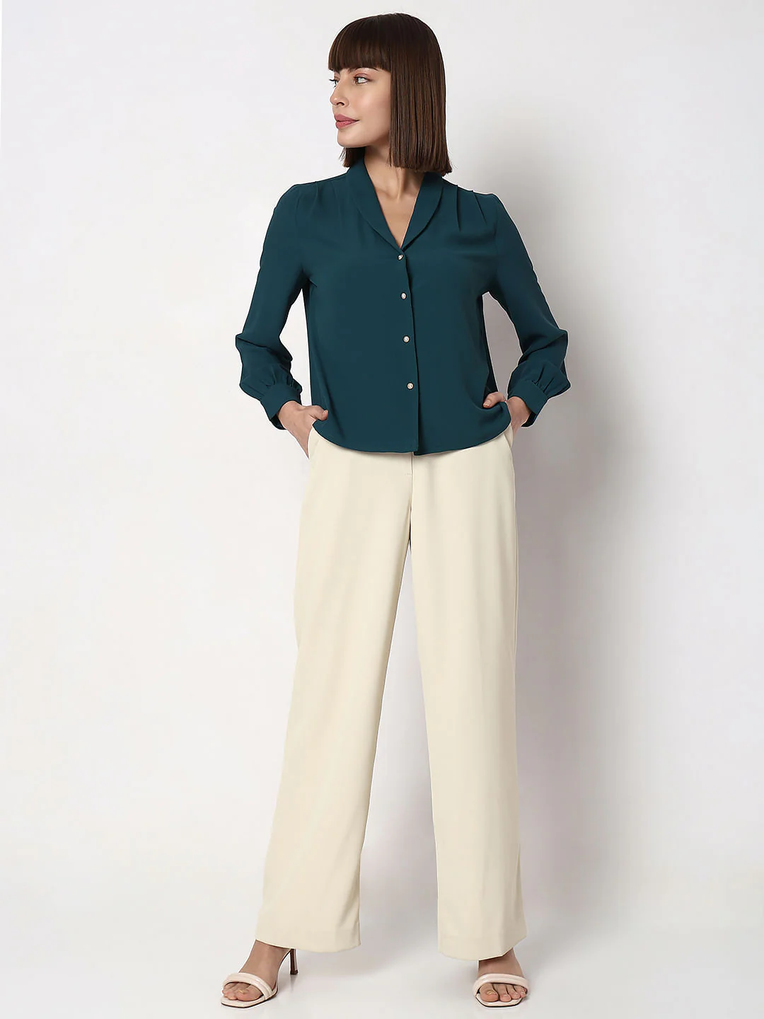 Green Full Sleeves Top - Image 5