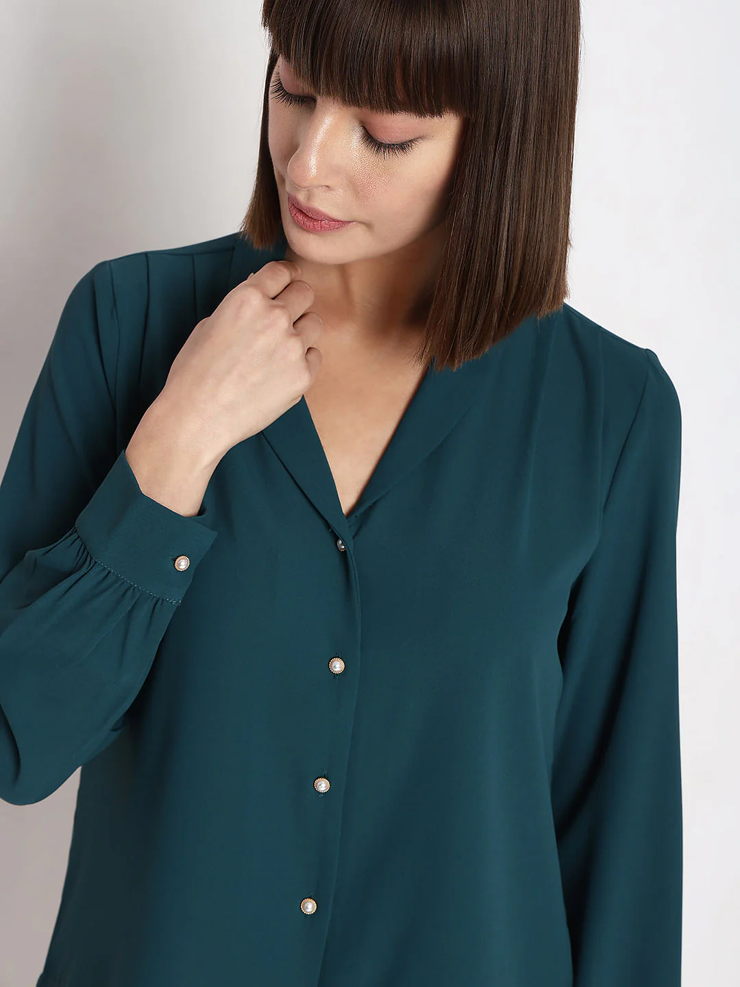 Green Full Sleeves Top - Image 6