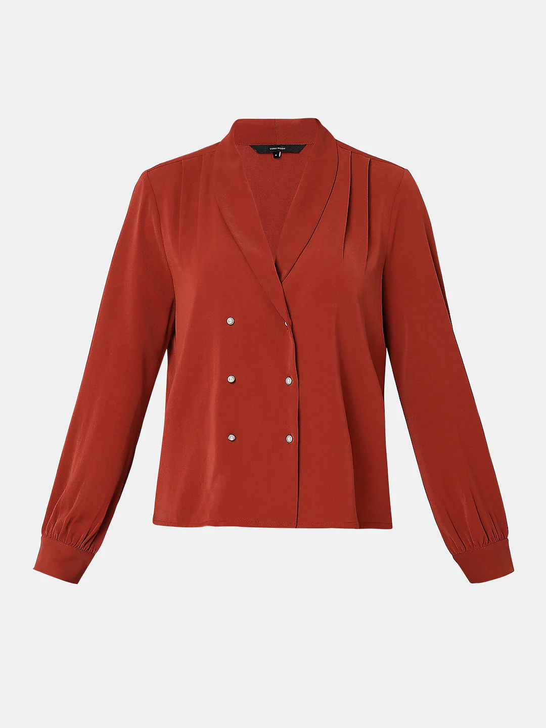 Brick Red Full Sleeves Top - Image 7