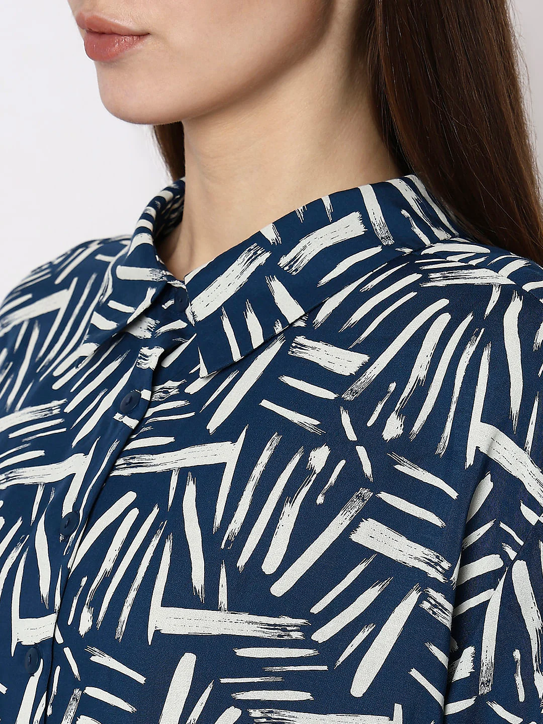Blue Printed Shirt - Image 8