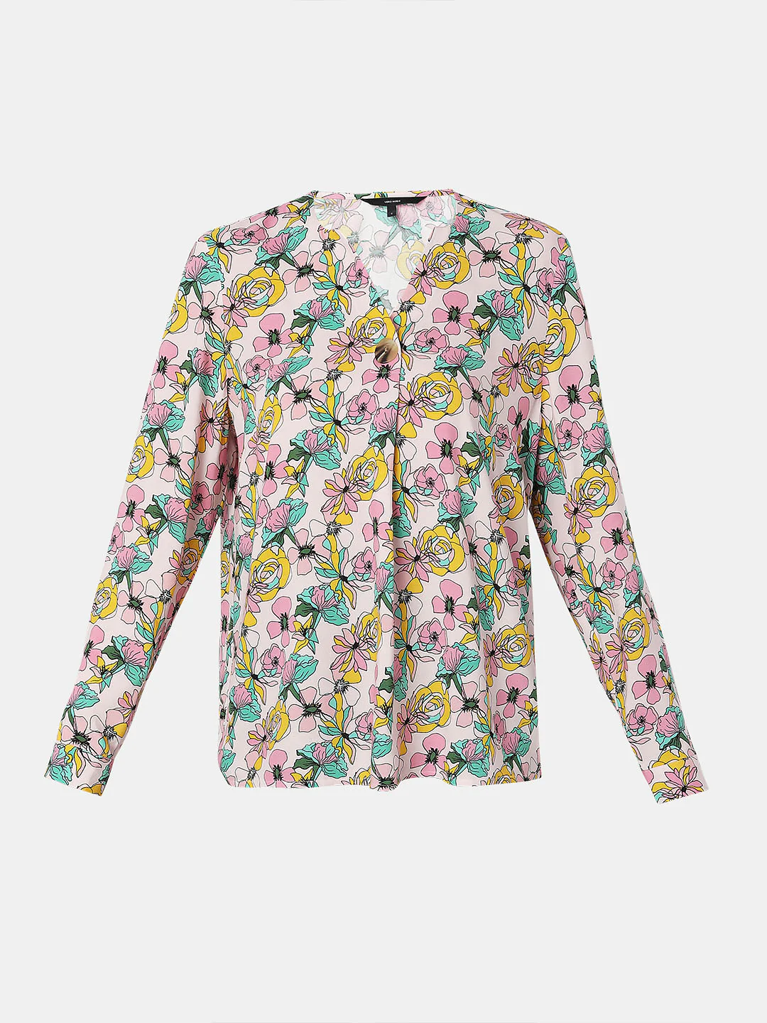 Pink Floral Print Top - Image 7