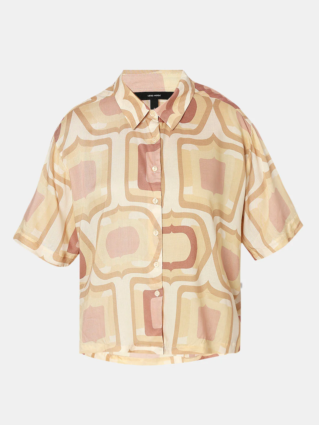 Brown Printed Shirt - Image 7