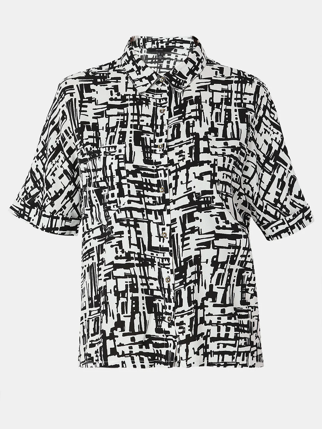 White Printed Shirt - Image 7