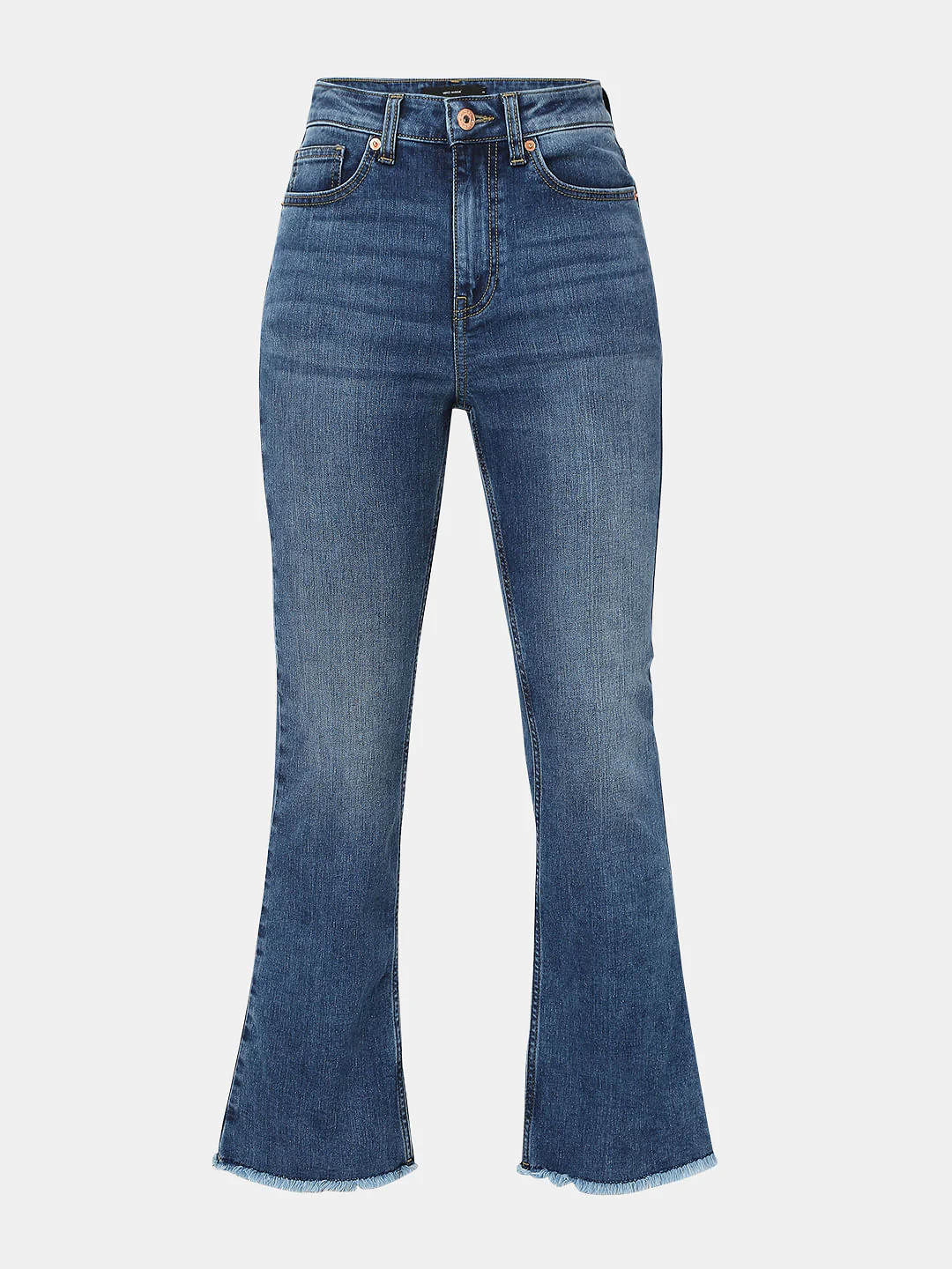 Blue High Rise Petra Bootcut Jeans - Image 7