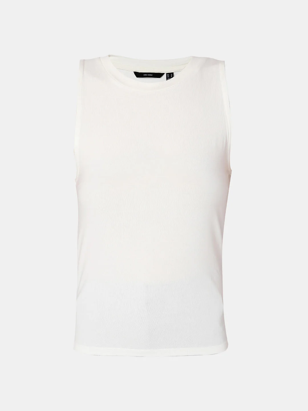 White O-Neck Tank Top - Image 7