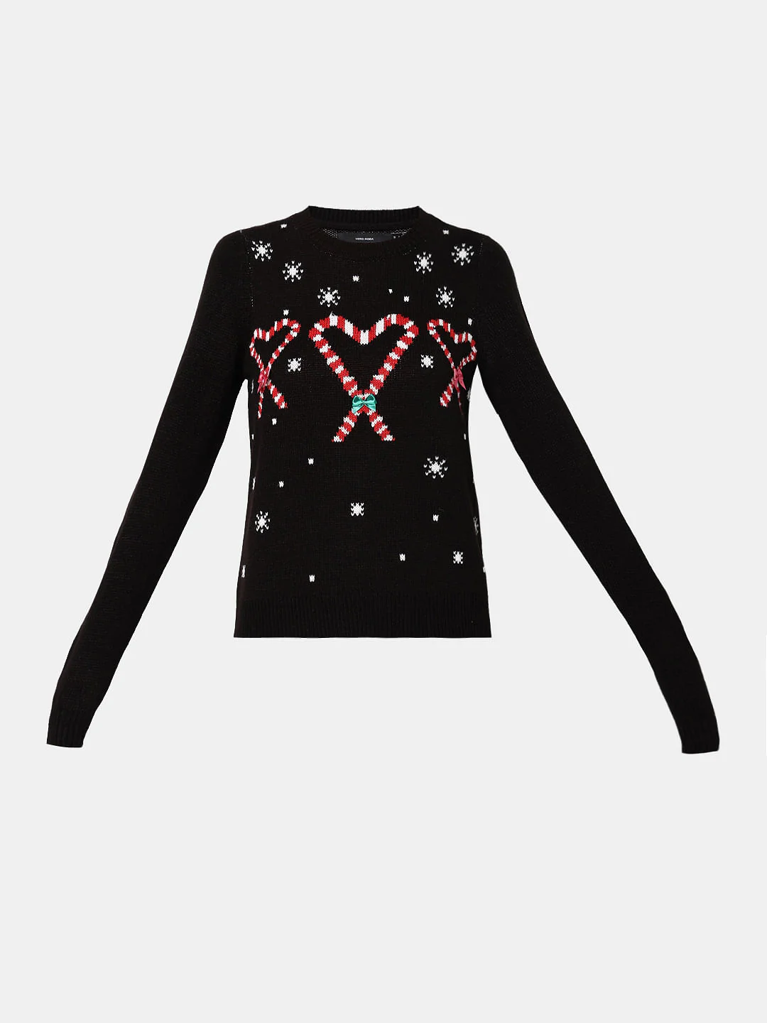 Black Candyheart Print Pullover - Image 7