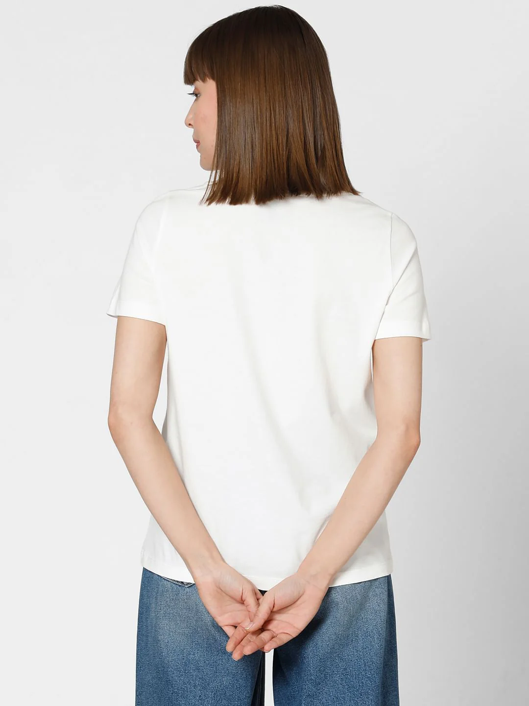 White Graphic Print T-Shirt - Image 4