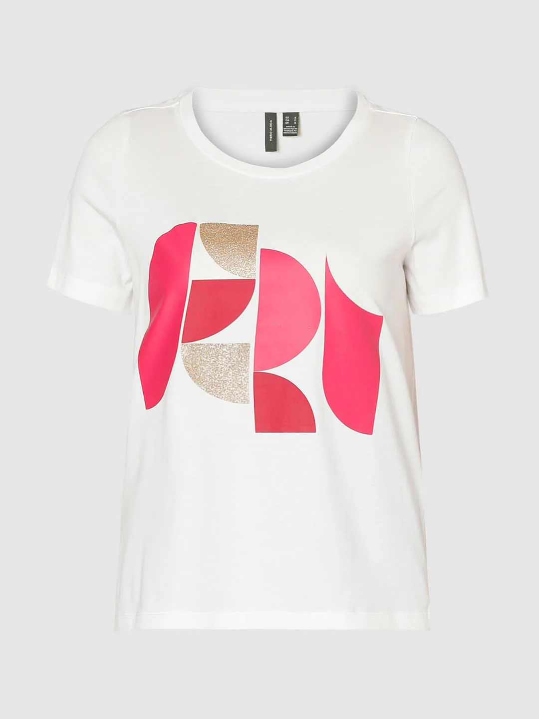 White Graphic Print T-Shirt - Image 7