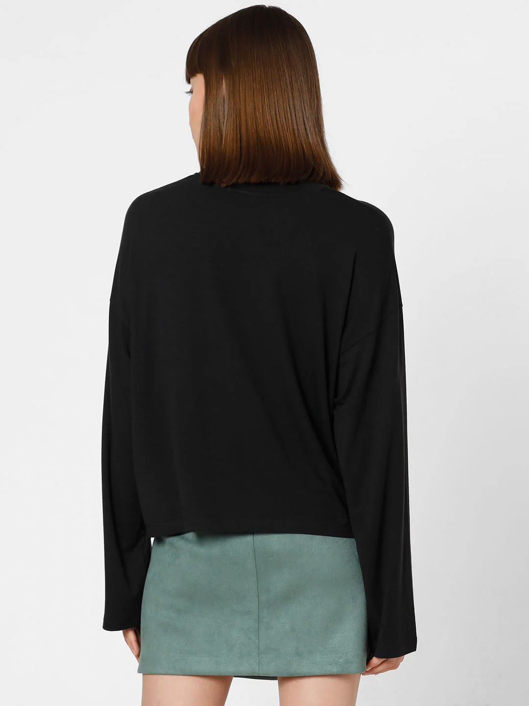 Black Roll Neck Top - Image 4