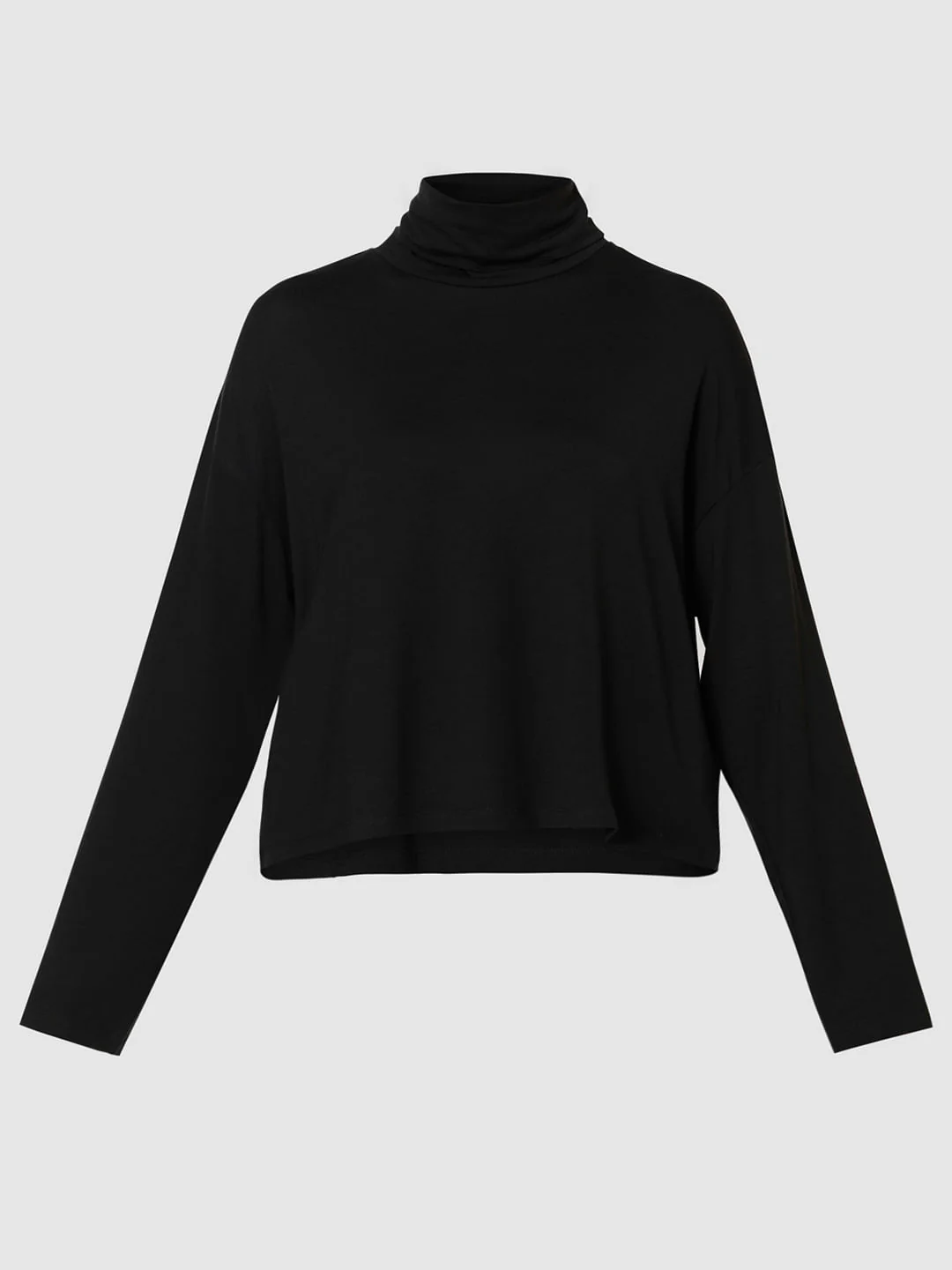 Black Roll Neck Top - Image 7