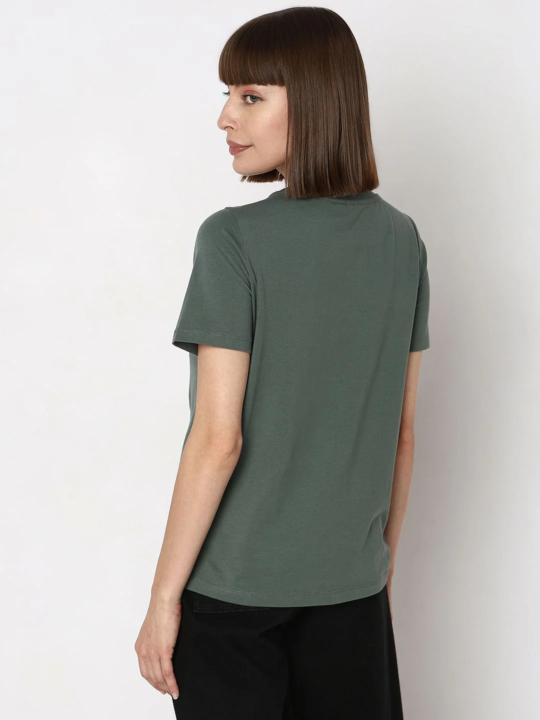 Green Graphic Print T-Shirt - Image 4