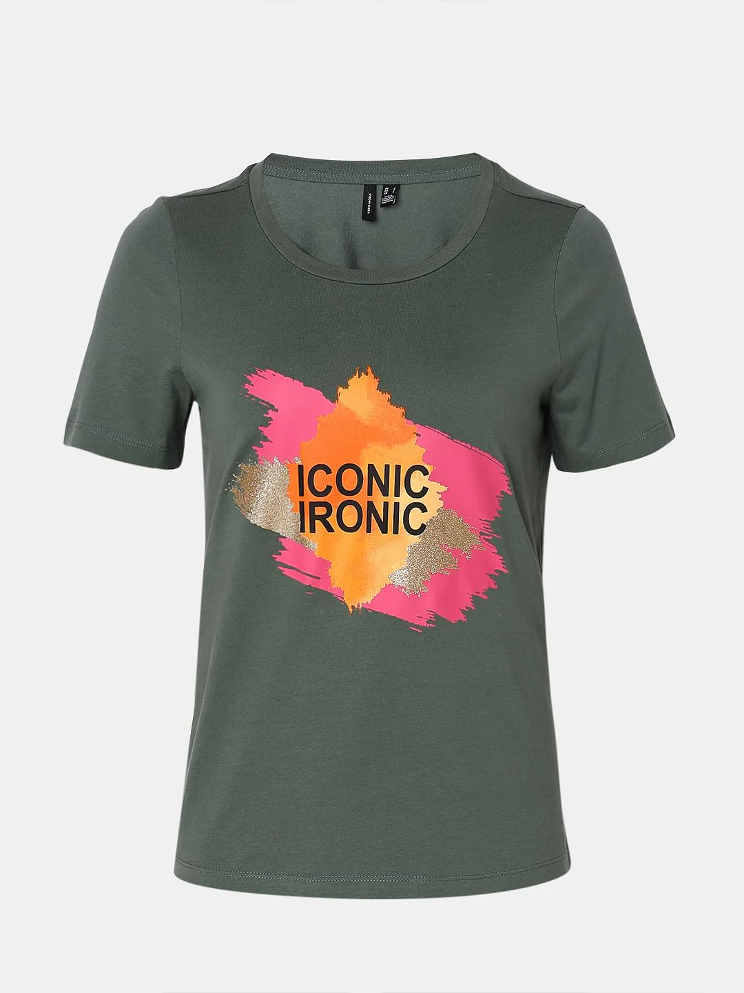 Green Graphic Print T-Shirt - Image 7