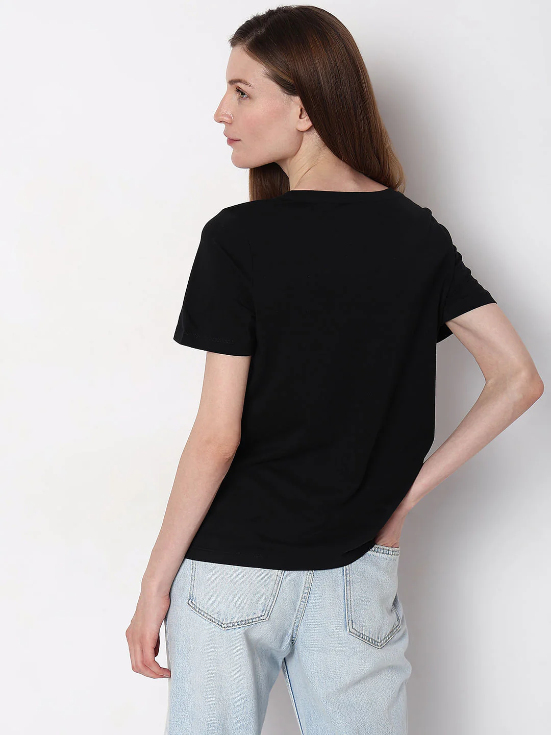 Black Graphic Print T-Shirt - Image 4