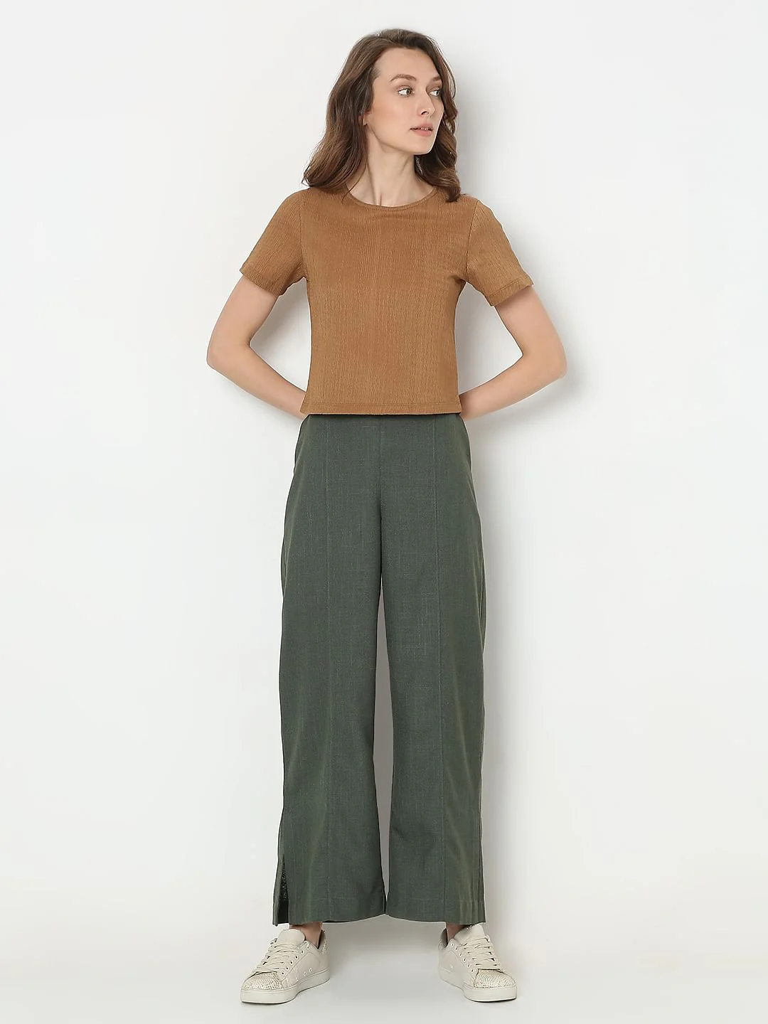Brown Short Sleeves Top - Image 5
