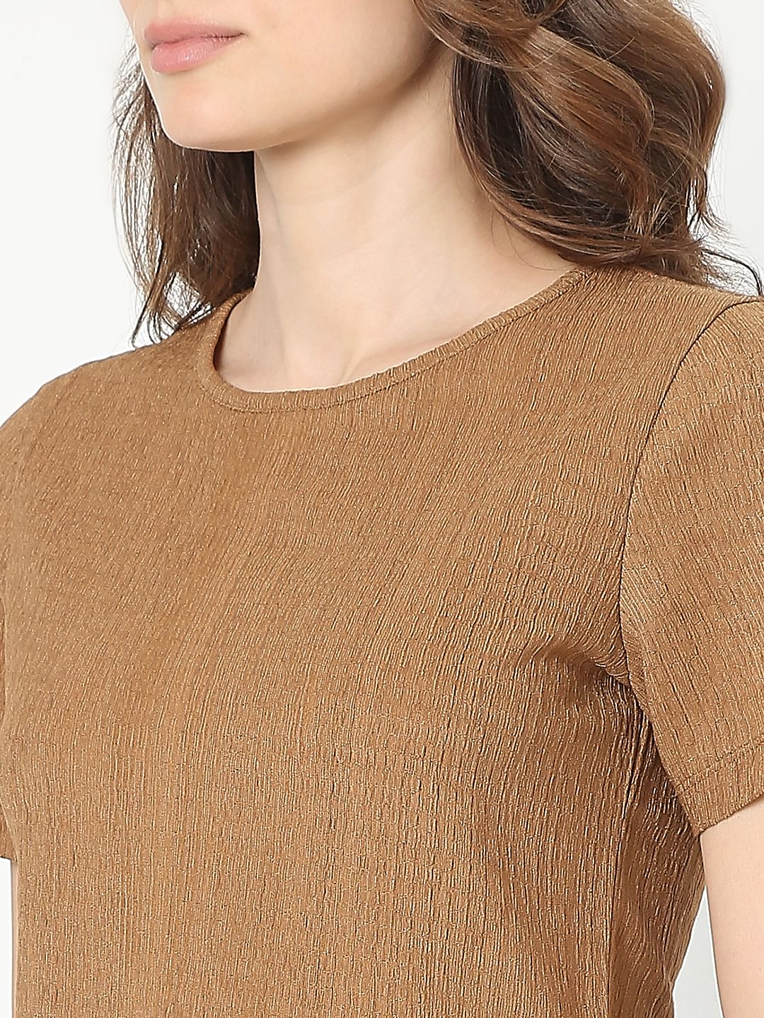 Brown Short Sleeves Top - Image 8