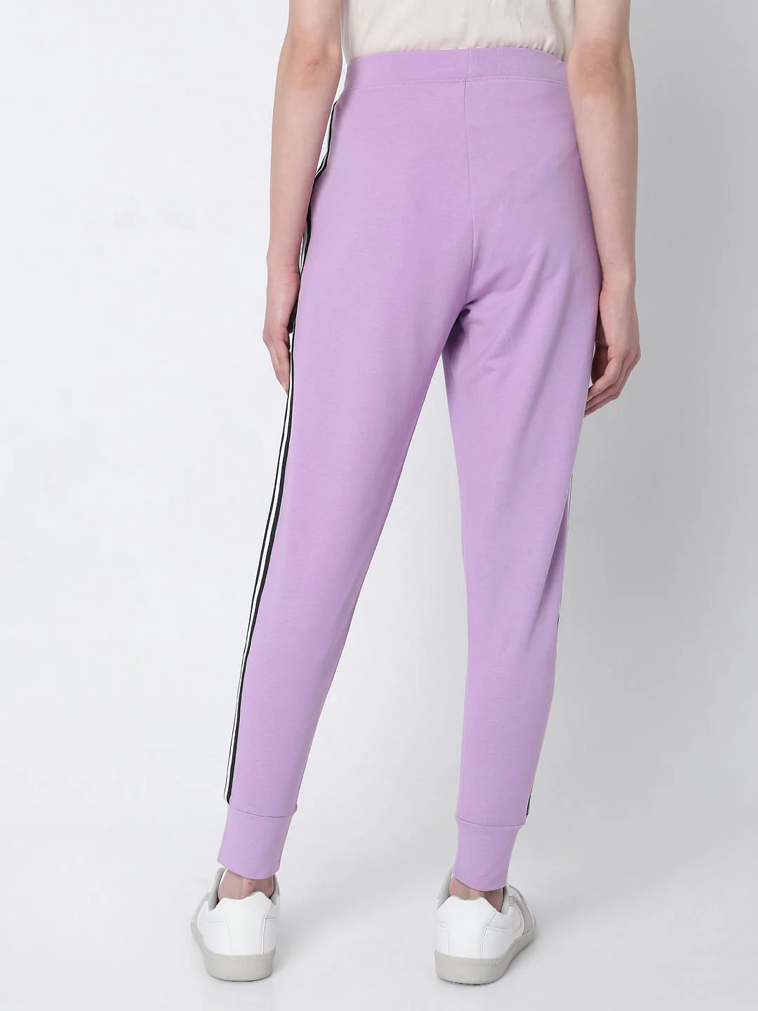 Purple High Rise Co-Ord Set Sweatpants - Image 4