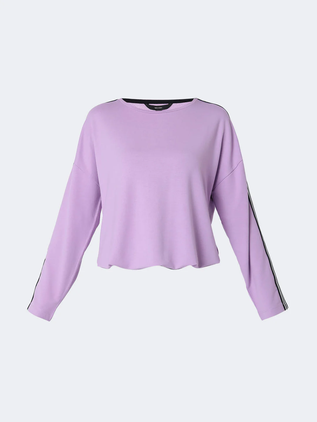 Purple Tape Detail Co-Ord Set Sweatshirt - Image 7