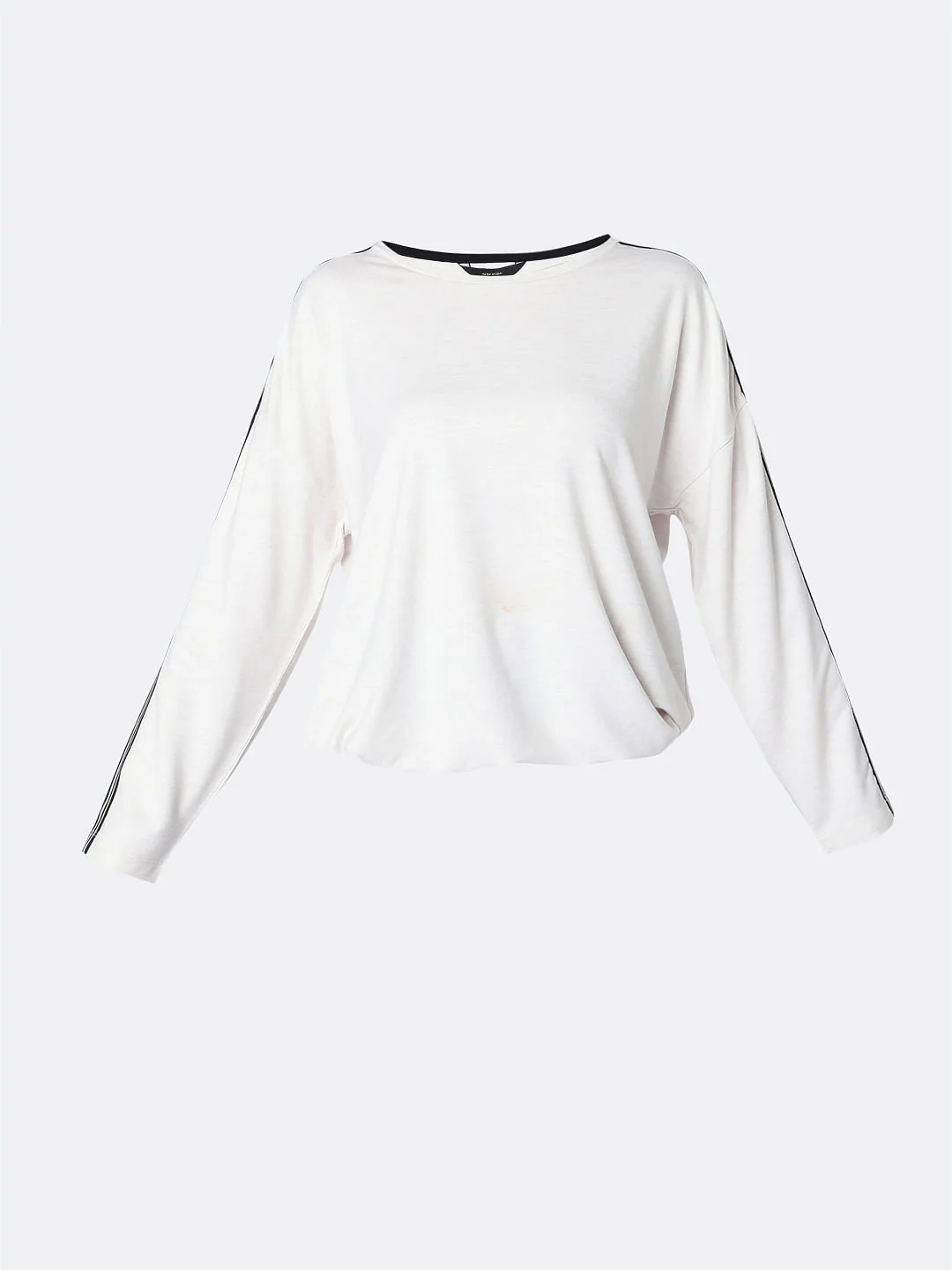 White Tape Detail Co-Ord Set Sweatshirt - Image 7