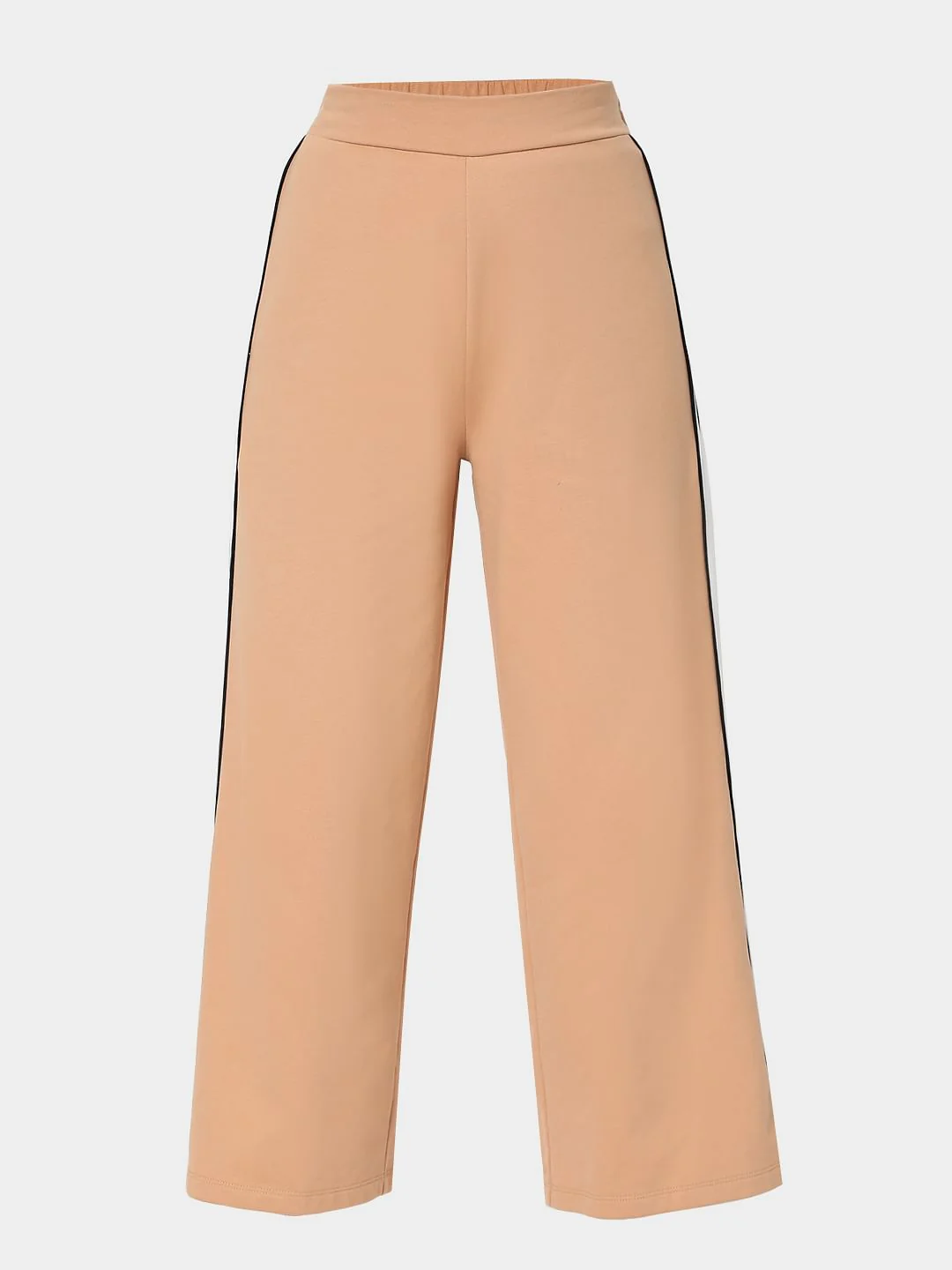 Beige High Rise Wide Leg Pants - Image 7