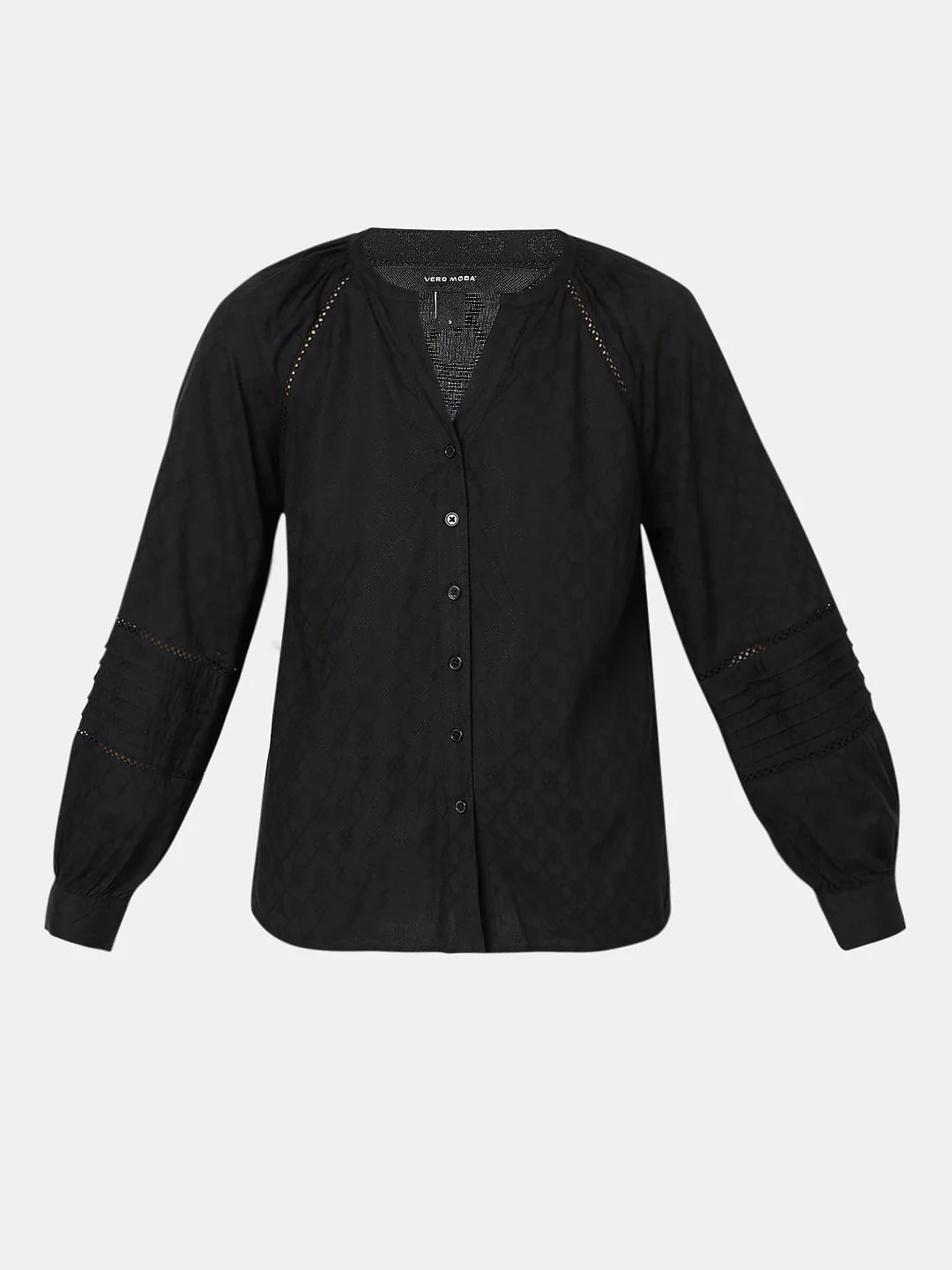 Black V-Neck Shirt - Image 7