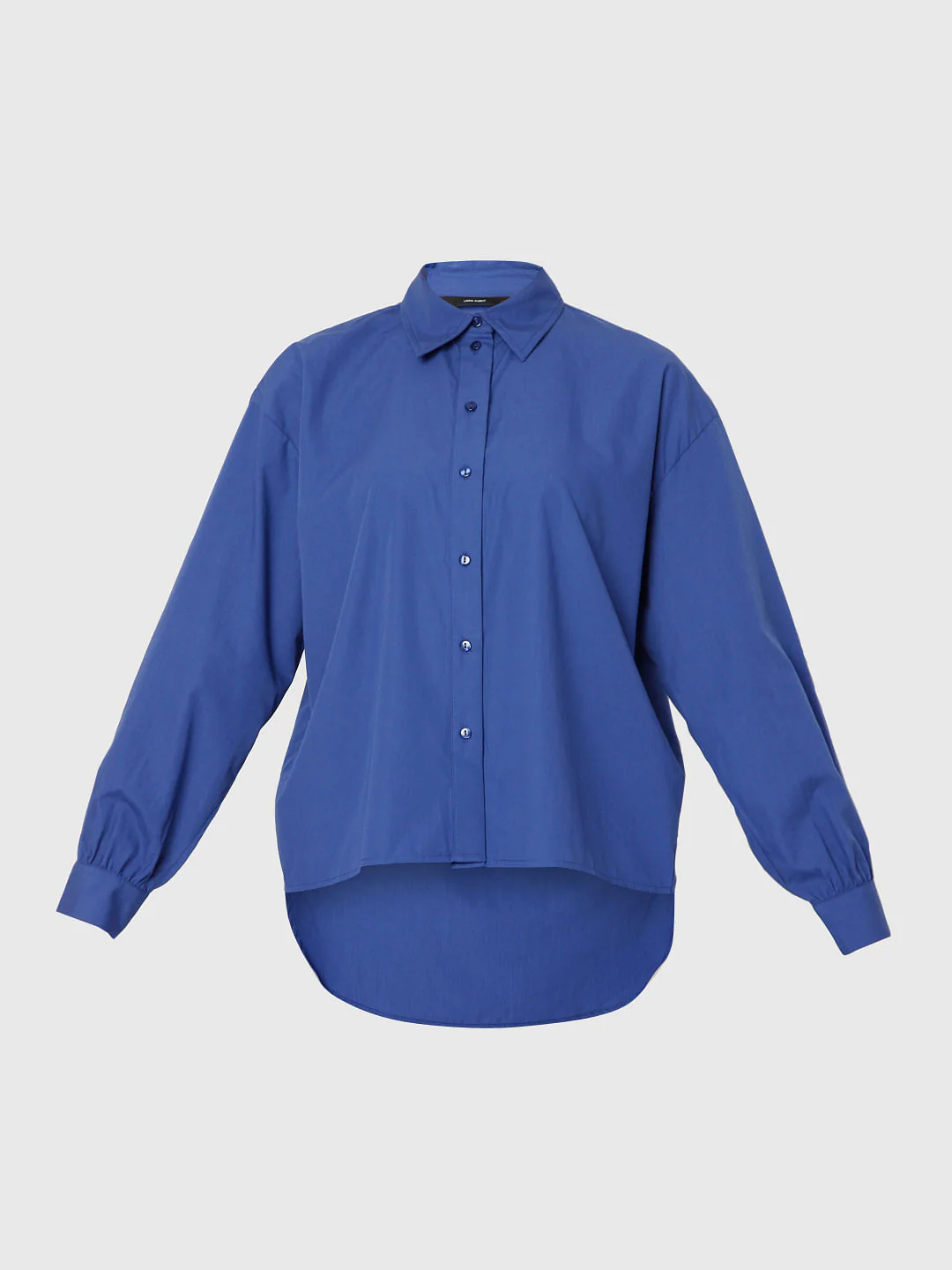 Blue High Low Shirt - Image 7