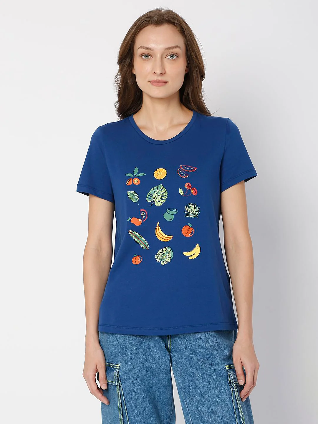 Blue Graphic Print T-Shirt - Image 2