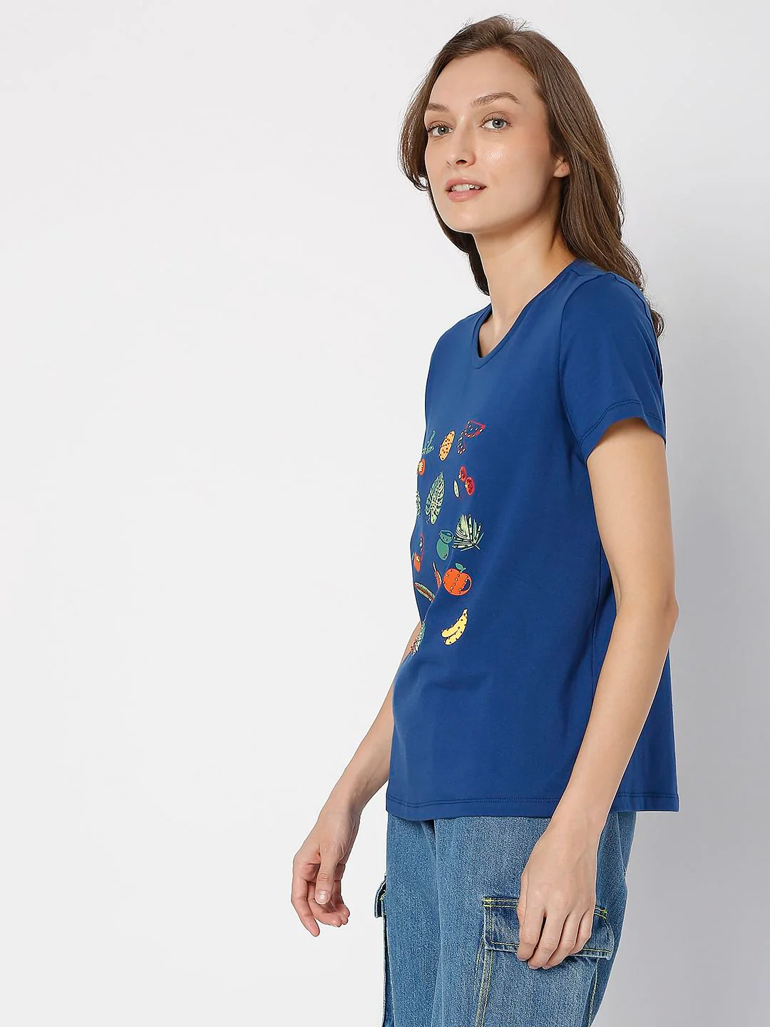 Blue Graphic Print T-Shirt - Image 3