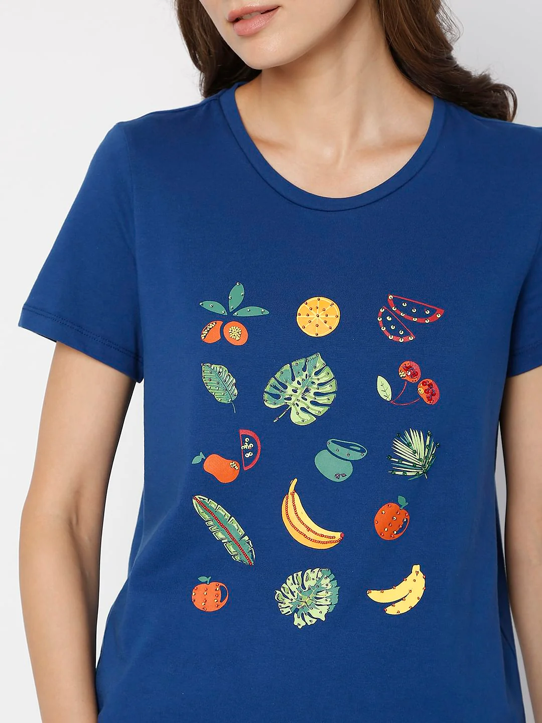 Blue Graphic Print T-Shirt - Image 6