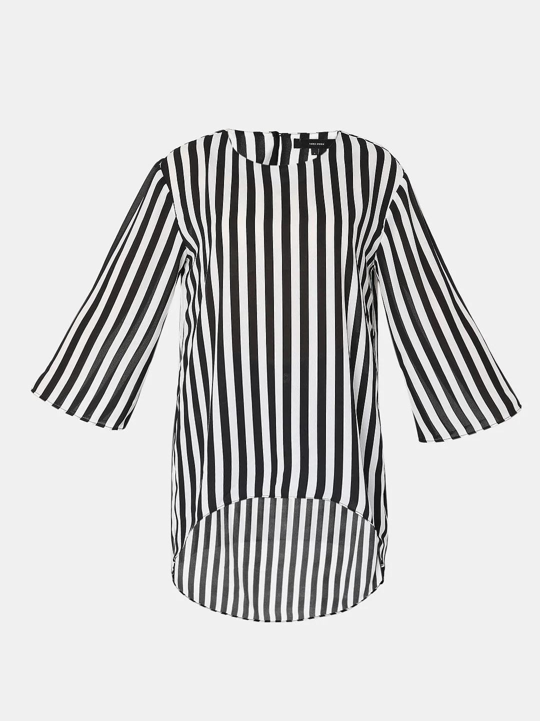 White Striped Tunic Top - Image 7