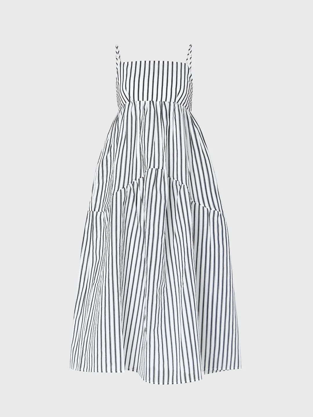 White Striped Maxi Dress - Image 6